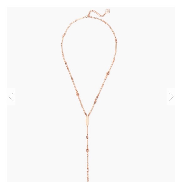 Kendra Scott y Crowley necklace in rose go… - Picture 2 of 13